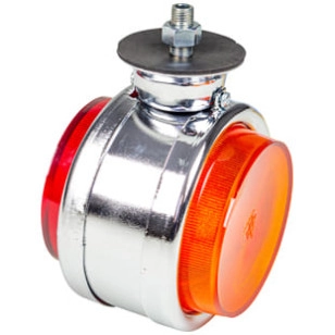 LANTERNA BOJUDA / FOGUINHO 2 FACES ÂMBAR / RUBI - IMPLEMENTOS - PL065069 05 - 1