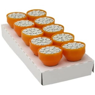 LÂMPADA 1 POLO 12 LED'S ÂMBAR 24V (10 UND) - LÂMPADAS - AP210 - 1