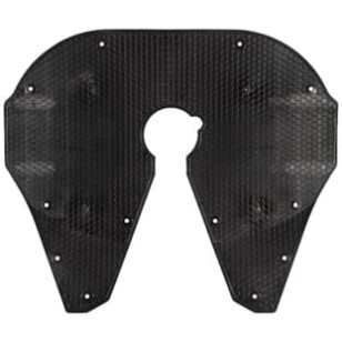 PROTETOR DESLIZANTE PRETO 5ª RODA SEMI REBOQUE COM KIT PARAFUSO JOST - IMPLEMENTOS - Q1001P - 1