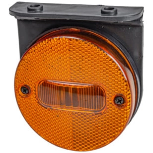 LANTERNA LATERAL ÂMBAR COM SUPORTE / CONECTOR GUERRA/NOMA - IMPLEMENTOS - 90407 - 1