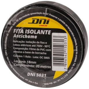 FITA ISOLANTE PVC 20MX18MM COM COLA (10 UND) - DIVERSOS - DNI-5031 - 1