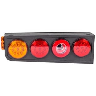 LANTERNA TRASEIRA LED LE SEM ABA RÉ REFLETIVO LÂMPADA RANDON 2009 - IMPLEMENTOS - L3227 - 1