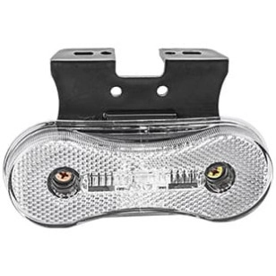 LANTERNA LATERAL SIDELIGHT CRISTAL COM SUPORTE FACCHINI 2021 - IMPLEMENTOS - 2235100 - 1