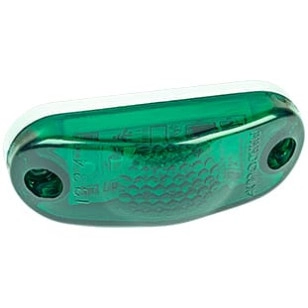 LANTERNA DELIMITADORA LED VERDE COM FIO 12/24V - IMPLEMENTOS - PL13340052 - 1