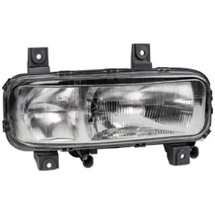 FAROL PRINCIPAL LD LENTE ESTRIADA ATEGO  - MERCEDES BENZ - F-196 - 1
