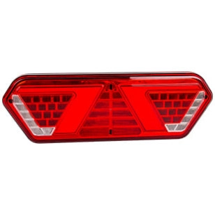 LANTERNA TRASEIRA LE LED PISCA SEQUENCIAL WEGA 24V - IMPLEMENTOS - 041002 - 1