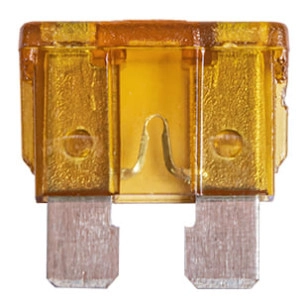 FUSÍVEL LÂMINA DOURADO 5A (10 UND) - DIVERSOS - 7898304300031 - 1