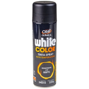 TINTA SPRAY ALTA TEMPERATURA PRETO - 340ML/190G - DIVERSOS - 9870 - 1