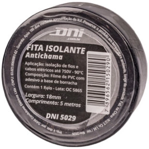 FITA ISOLANTE PVC 05MX18MM COM COLA - DP125627 - DIVERSOS - DNI-5029 - 1