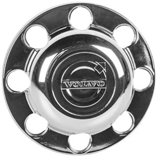 TAMPA CUBO TRAÇÃO 8 FUROS CROMADA VOLVO - VOLVO - FI1991 - 1