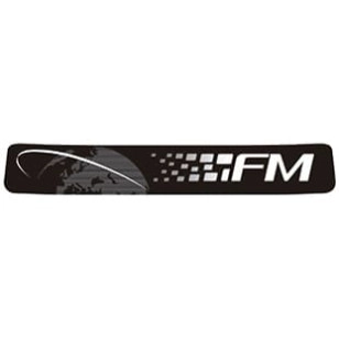 FAIXA ADESIVA FRONTAL "FM" TESTEIRA BLACK OFF FM APÓS 2015 - VOLVO - 84178754 - 1