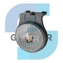 LANTERNA LATERAL CRISTAL LED COM SUPORTE/FIO RANDON 2011 12/24V - IMPLEMENTOS - 1037 - 2