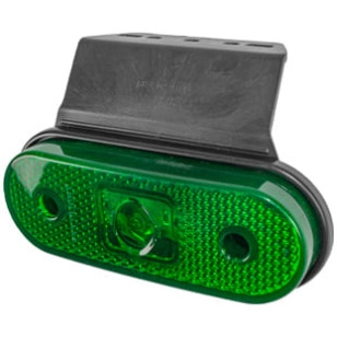 LANTERNA LATERAL VERDE LED COM FIO/SUPORTE FACCHINI - IMPLEMENTOS - 090795 - 1