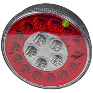 LANTERNA TRASEIRA 19 LED'S FREIO/POSIÇÃO/PISCA UNIVERSAL - IMPLEMENTOS - 7899127260892 - 1