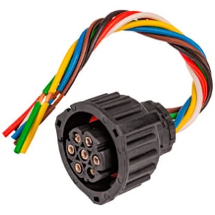 CONECTOR FÊMEA LANTERNA TRASEIRA FH 2004 ATÉ 2014/124 /AXOR - VOLVO - CF1284 - 1