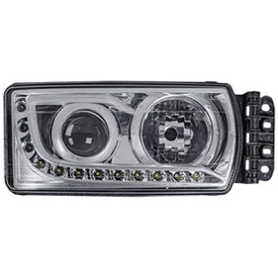 FAROL PRINCIPAL CROMADO LED LD STRALIS HI-WAY - IVECO - 5801639122 - 1