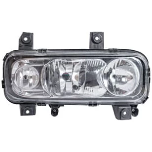 FAROL PRINCIPAL LENTE LISA COM AUXILIAR LD ATEGO - MERCEDES BENZ - 9738202861 - 1