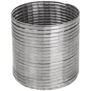 TUBO FLEXÍVEL 135MM INOX ESCAPAMENTO FH ATÉ 2009 - VOLVO - 20442244 - 1