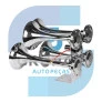 BUZINA CROMADA 4 CORNETAS COM VÁLVULA SOLENOIDE 12/24V  - DIVERSOS - K10054 - 3