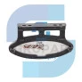LANTERNA LATERAL OVAL VERDE LED COM SUPORTE/FIO 12/24V - IMPLEMENTOS - 2043 VDD - 3