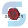 LANTERNA LATERAL TURN R7 RUBI LED SEM SUPORTE/COM FIO 12/24V - IMPLEMENTOS - 2052 24 VM - 2
