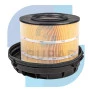 FILTRO AR COM TAMPA PLÁSTICA ACTROS 2646/4144 2009 ATÉ 2011 - MERCEDES BENZ - E497L - 2