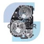 FAROL PRINCIPAL LE ACTROS APÓS 2016 - MERCEDES BENZ - 9438206761 - 2