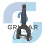 FLANGE COM PINO ACOPLAMENTO REBOQUE FM/FH APÓS 2015 - VOLVO - 10876 - 2