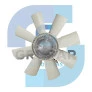 HÉLICE 8 PÁS COM VISCOSA MOTOR 124 SÉRIE 5 2007 ATÉ 2013 - SCANIA - 2132266 - 2