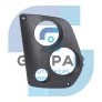 MOLDURA FAROL LD ACTROS 2016 ATÉ 2020 - MERCEDES BENZ - 9438851374 - 2