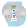 PROTETOR DESLIZANTE 5ª RODA SEMI REBOQUE COM KIT PARAFUSO JOST - IMPLEMENTOS - Q1001 - 2