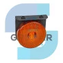 LANTERNA LATERAL LED ÂMBAR COM FIO/SUPORTE  - IMPLEMENTOS - 040708 - 2