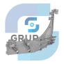 SUPORTE PISANTE FRONTAL LD DAF XF APÓS 2019 - DAF - 2035146 - 2