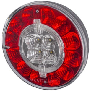 REFIL 140MM LED COM CONECTOR FREIO/POSIÇÃO/RÉ LANTERNA TRASEIRA FACCHINI - IMPLEMENTOS - 090811 - 1