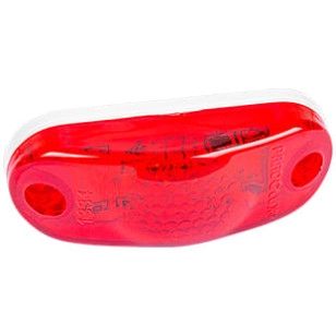 LANTERNA DELIMITADORA LED VERMELHA COM FIO 12/24V - IMPLEMENTOS - PL13340063 - 1