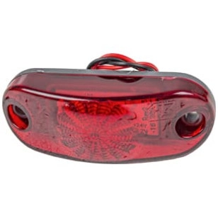 LANTERNA DELIMITADORA VERMELHA 12/24V - IMPLEMENTOS - H3 7146 - 1