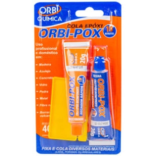 ADESIVO EPOXI - ORBIEPOXI 10 MIN - 2 X 20G - DIVERSOS - 241 - 1