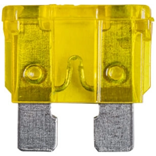 FUSÍVEL LÂMINA AMARELO 20A (10 UND) - DIVERSOS - 7898304300079 - 1